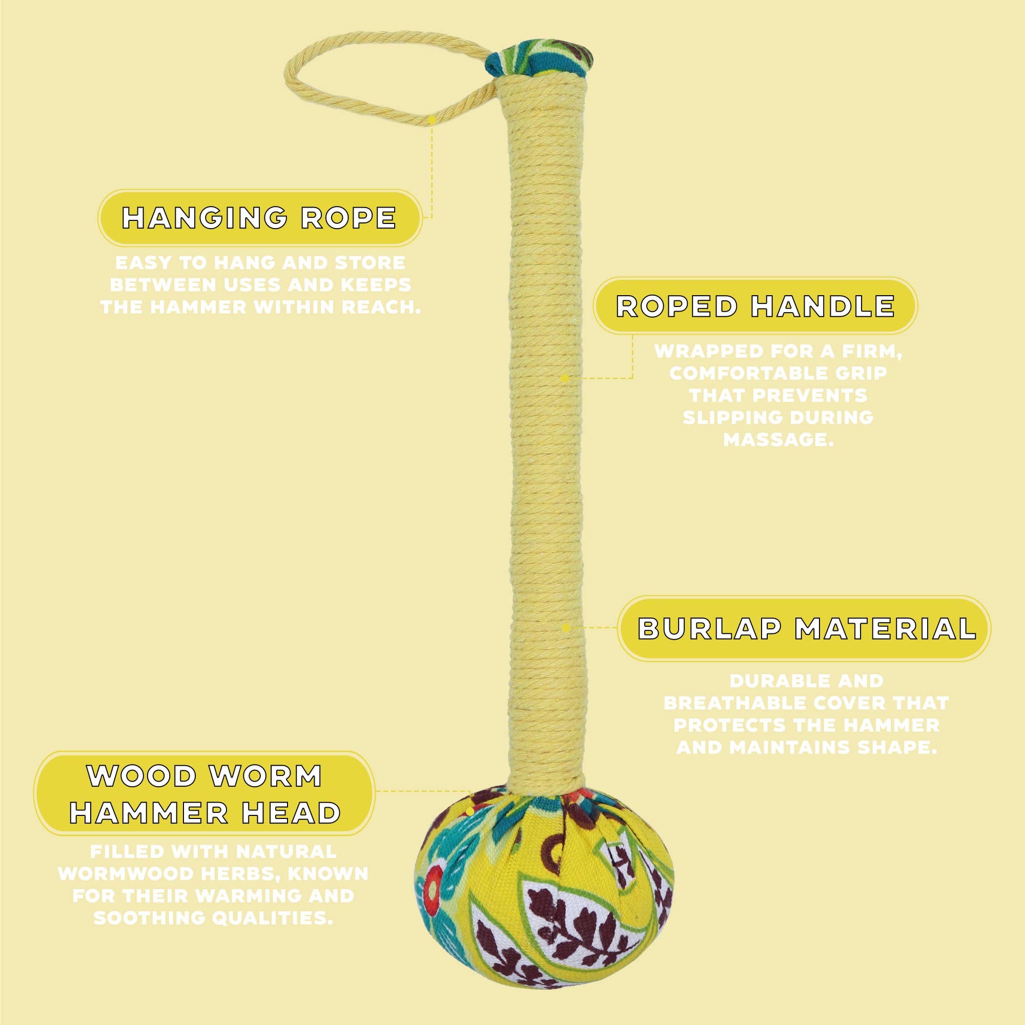 Ancient Wisdom – wholesale Body massager – Massage Hammer11