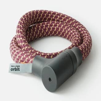 Cadeado de bicicleta - Orbit - Bordeaux Vermelho - Leve e Flexível por atacado de bike butler