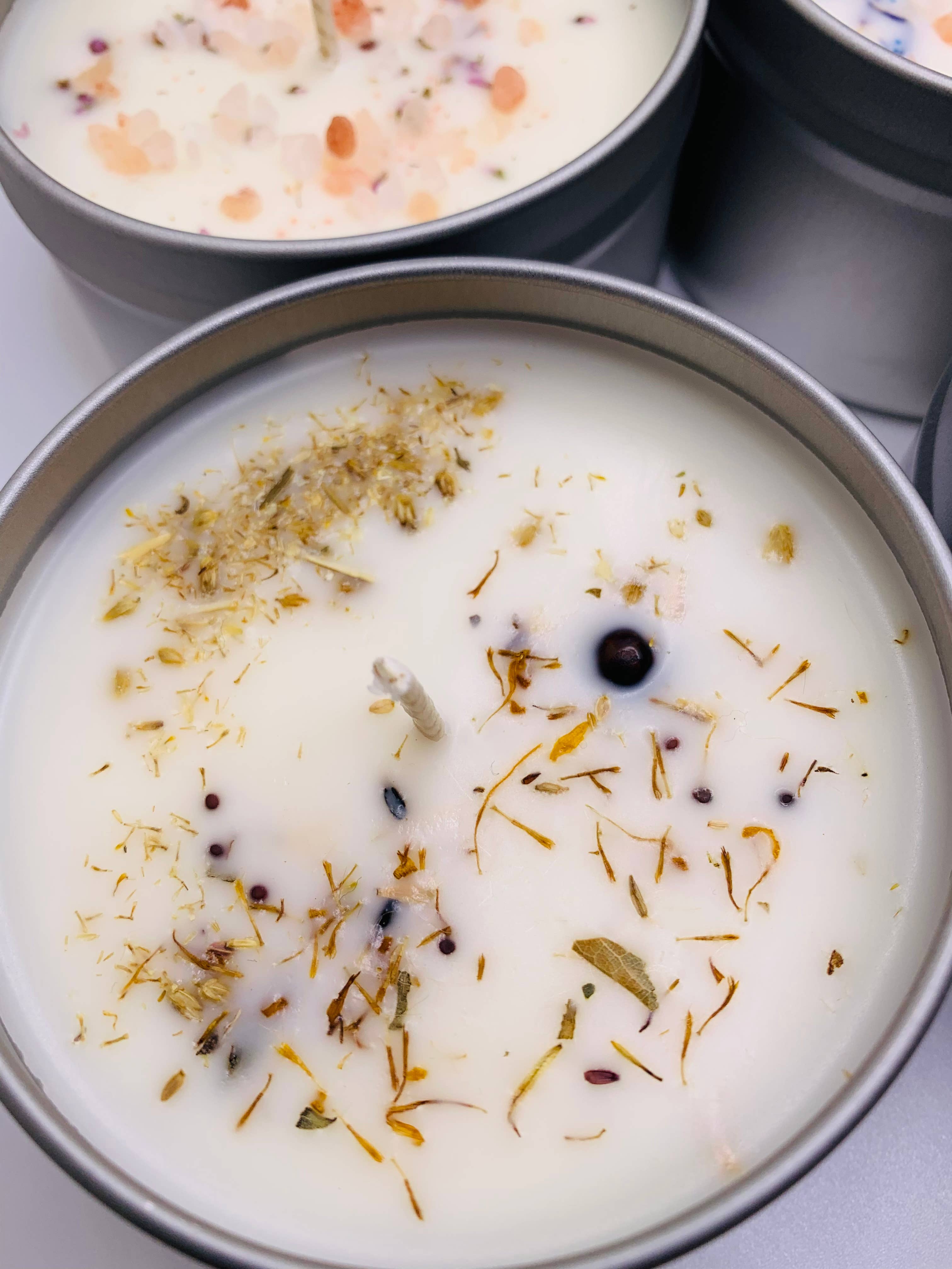 Bet's Bars - Wholesale Travel Candles - Botanical Sprinkled Soy Wax Candles1