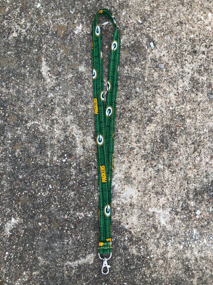 Greenbay Lanyard Greenbay keychain for wholesale by Made Brite Creations