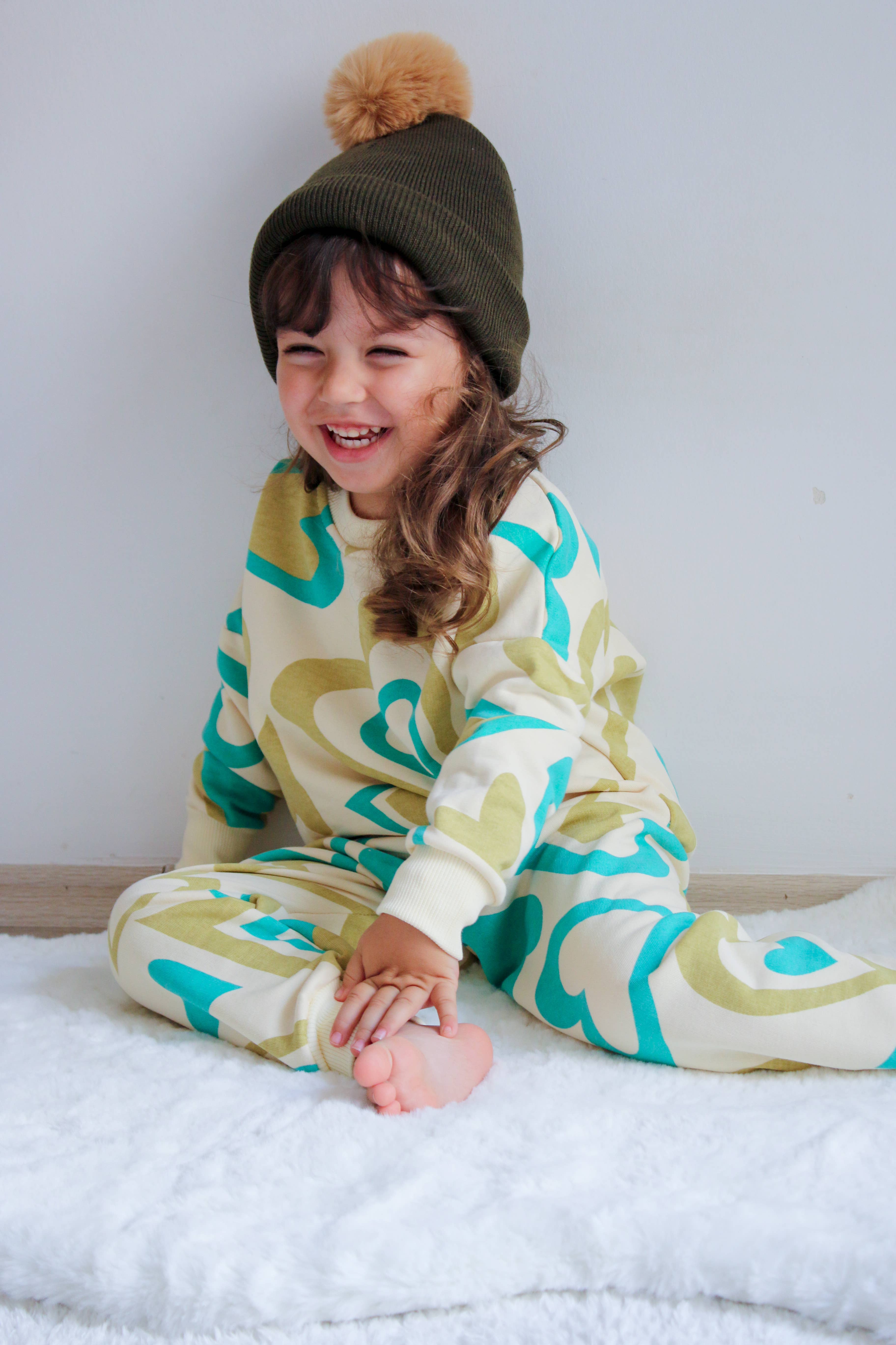 Camel Single Pom Pom Baby/Kid's Green Beanie Hat, 0 to 8 Years for wholesale on Faire8