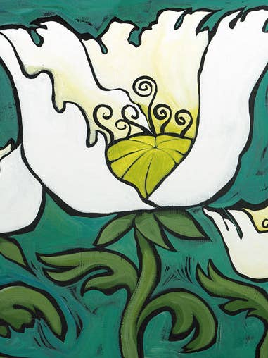 White Poppies by Ben Mann Poster Print for wholesale by Keep Calm Collection