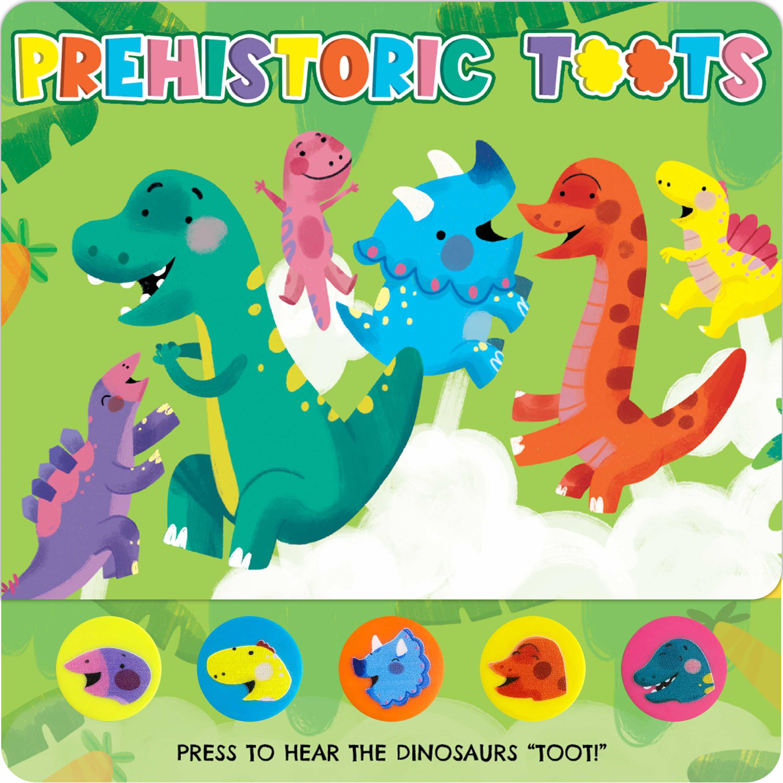 Little Hippo Books - Wholesale Baby & Toddler Book (0-2) - Prehistoric Toots - Sound Book0