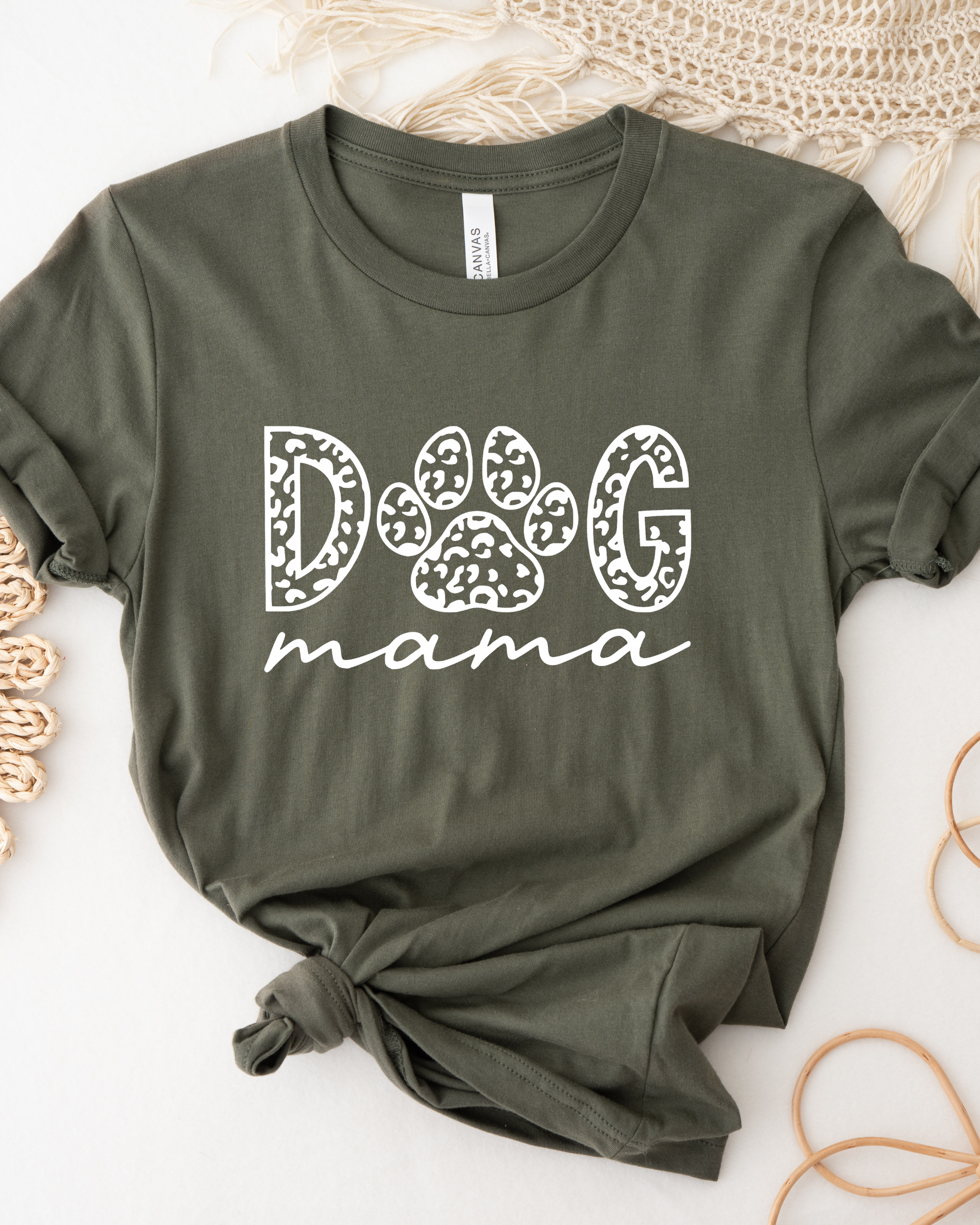Desert Raine - Venta al por mayor Camiseta serigrafiada - Mujer - Camiseta Dog Mama - camiseta gráfica3