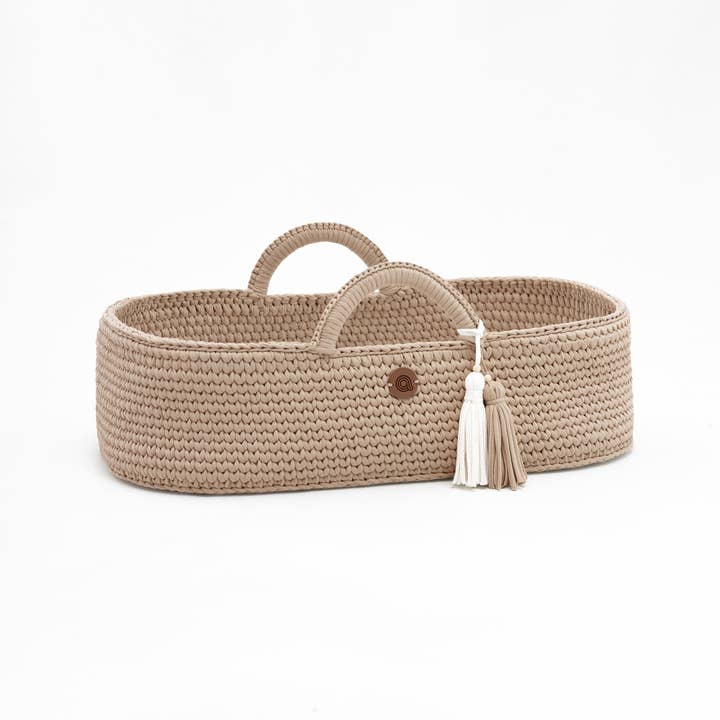 ANZY HOME - Wholesale Bassinet – Baby - Knitted Baby Moses Basket1