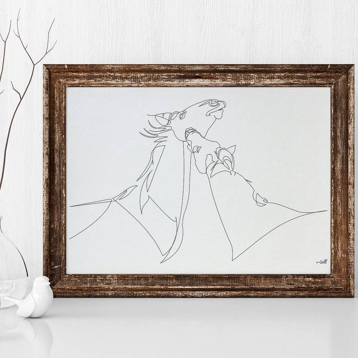 Memento vivere — Fine art illustration — A3 print for wholesale by Cosette et les lys