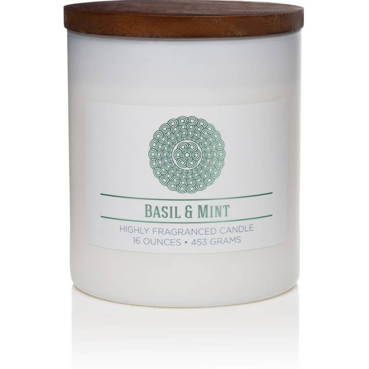 Basil Mint 453G scented candle for wholesale by Colonial Candle DE