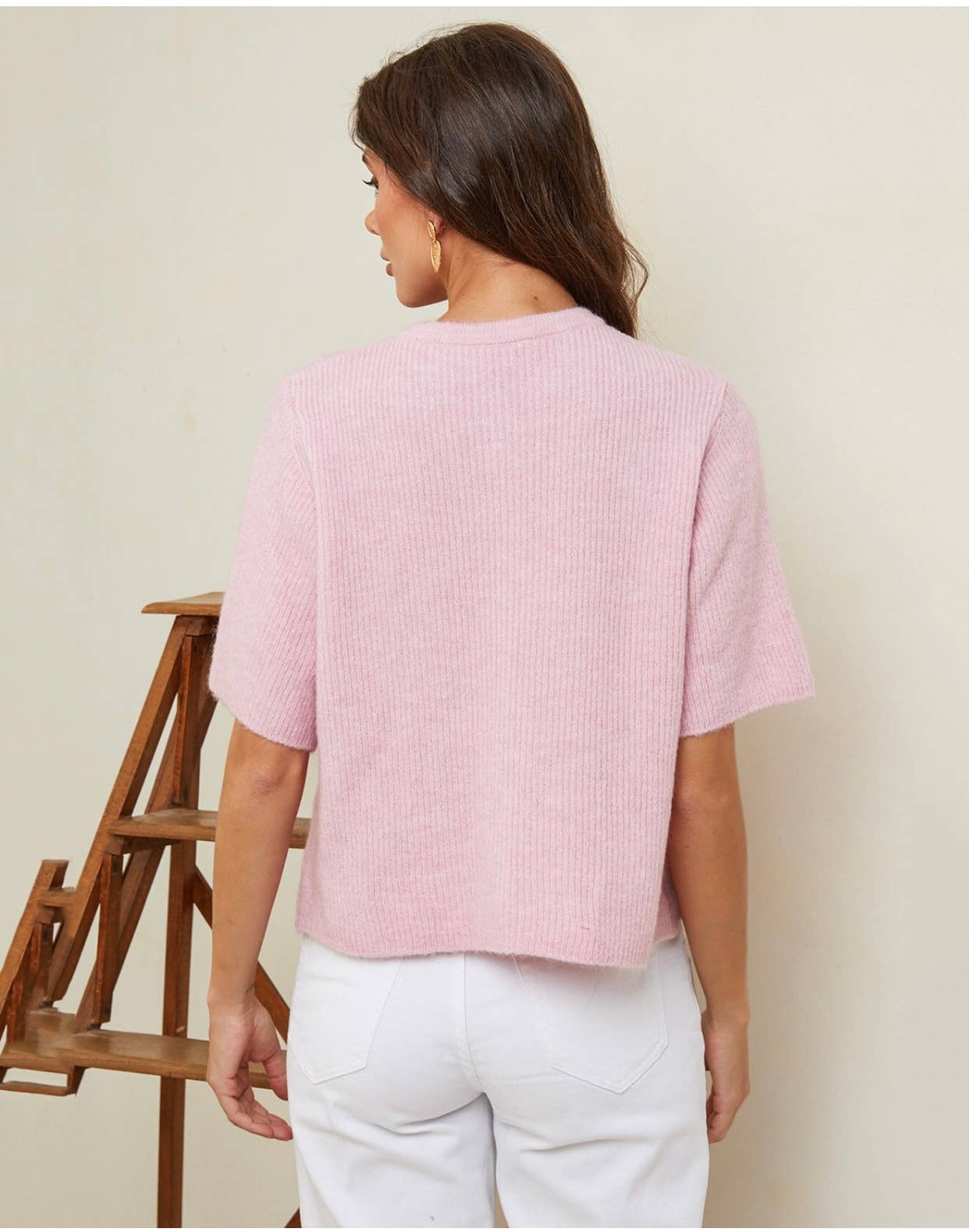 LÉA & LUC – Großhandel Strickjacke – Damen – Damen-Cardiganweste REF. 50755 aus weichem Strick29