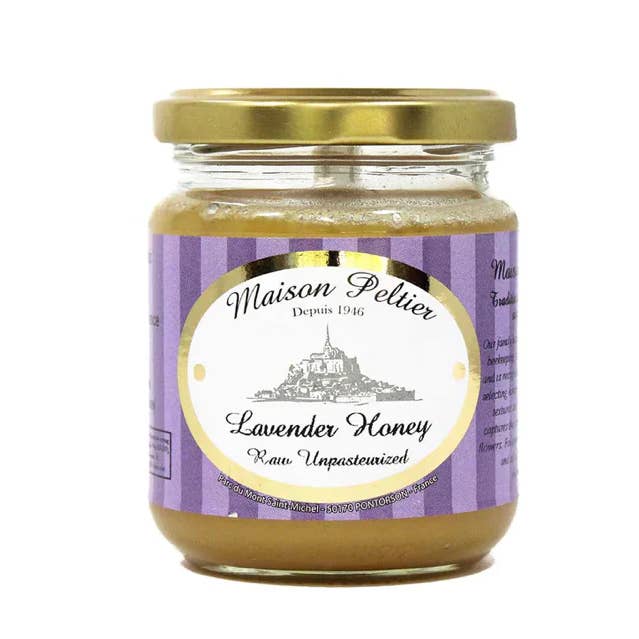 Gourmet Food Solutions, Inc. - Wholesale Honey - Lavender Honey, Maison Peltier 8oz glass jar