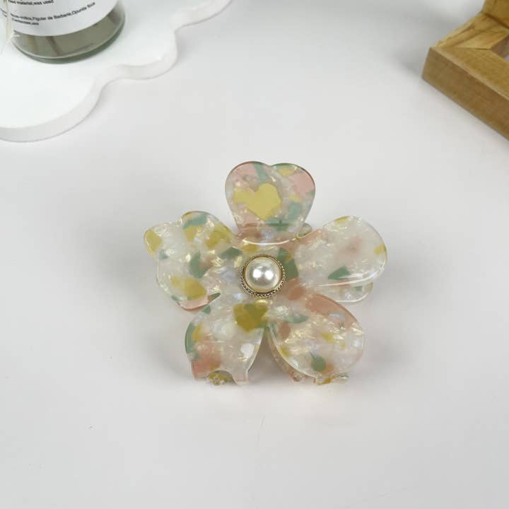 mildstyles - Wholesale Hair Clip - Women's - PVC Flower hair claw clip