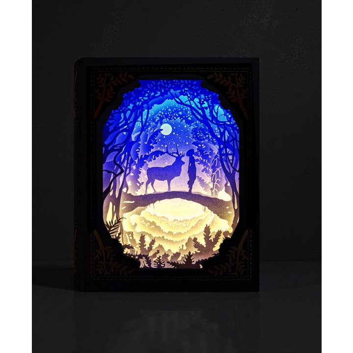 Child and Deer Night Light for wholesale by Amaranta Designs