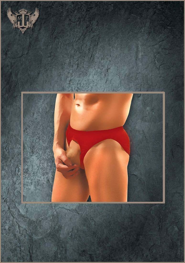 Lingerie Mart - Wholesale Underwear - Men's - Male Power Nylon Spandex Pouchless Brief MPPAK8260