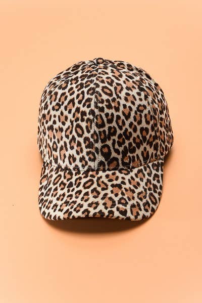 JOSSLYN by wall to wall - Wholesale Baseball Cap - Women's - ANIMAL PRINT BASE BALL CAPS  | 40HW7105