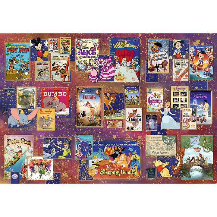 Trefl USA - Wholesale Puzzle - Adult - Trefl Prime 13500 Piece Puzzle - The Golden Age of Disney1