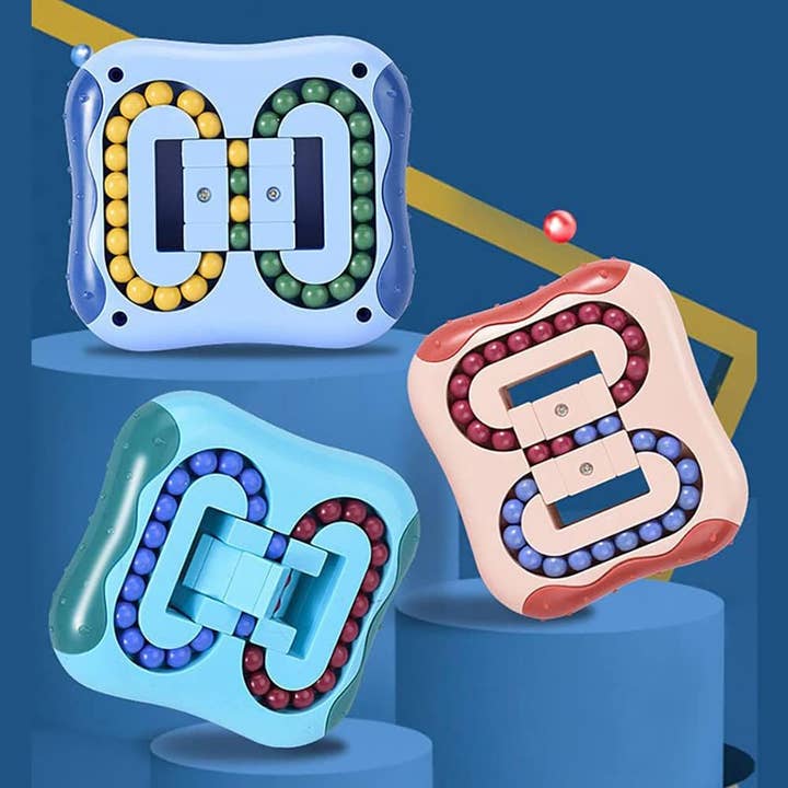 VIGOR - Wholesale Fidget Toy - Kids - Magic Bean Cube Toys Rotating Decompression Square Small4