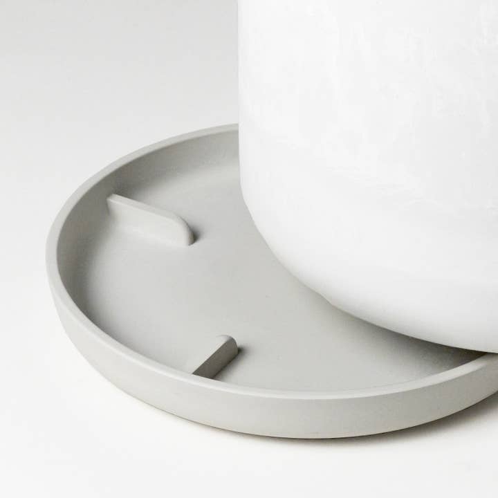 Kanso Designs - Wholesale Plant Pot - 9" Signature Stone Planter & Saucer | Earth Tones12