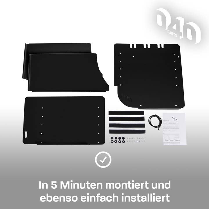 Mixcover GmbH - Wholesale Shoe Rack - 040 Parts Shoe Rack BLACK DRIVER SIDE Accessories Suitable for VW T5 T6 T6.1 Shoe Organizer Shoe Bag6