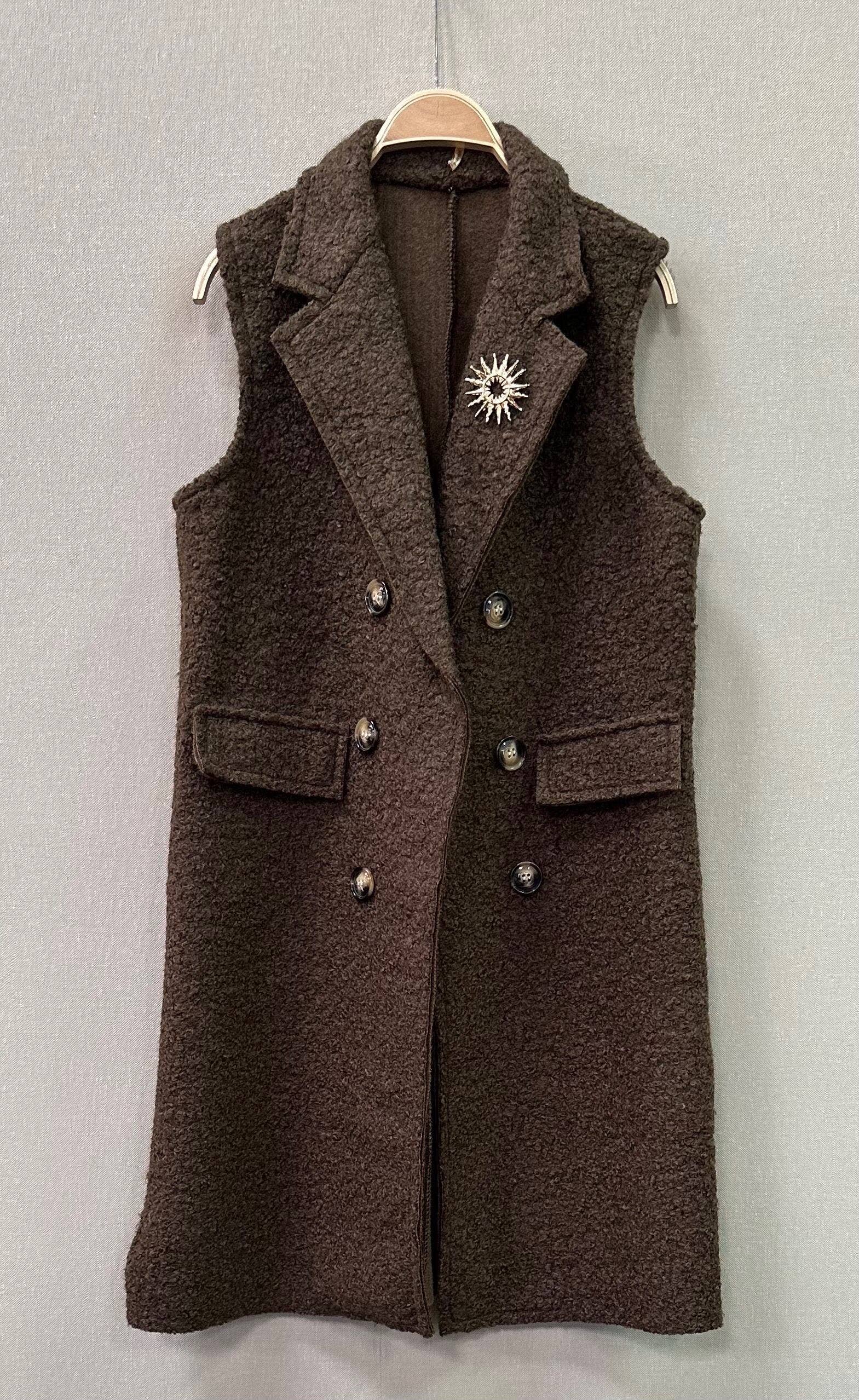 SWEET MAGIC MODA Y COMPLEMENTOS - Wholesale Outerwear Vest - Women's - SHEEPSKIN VEST3
