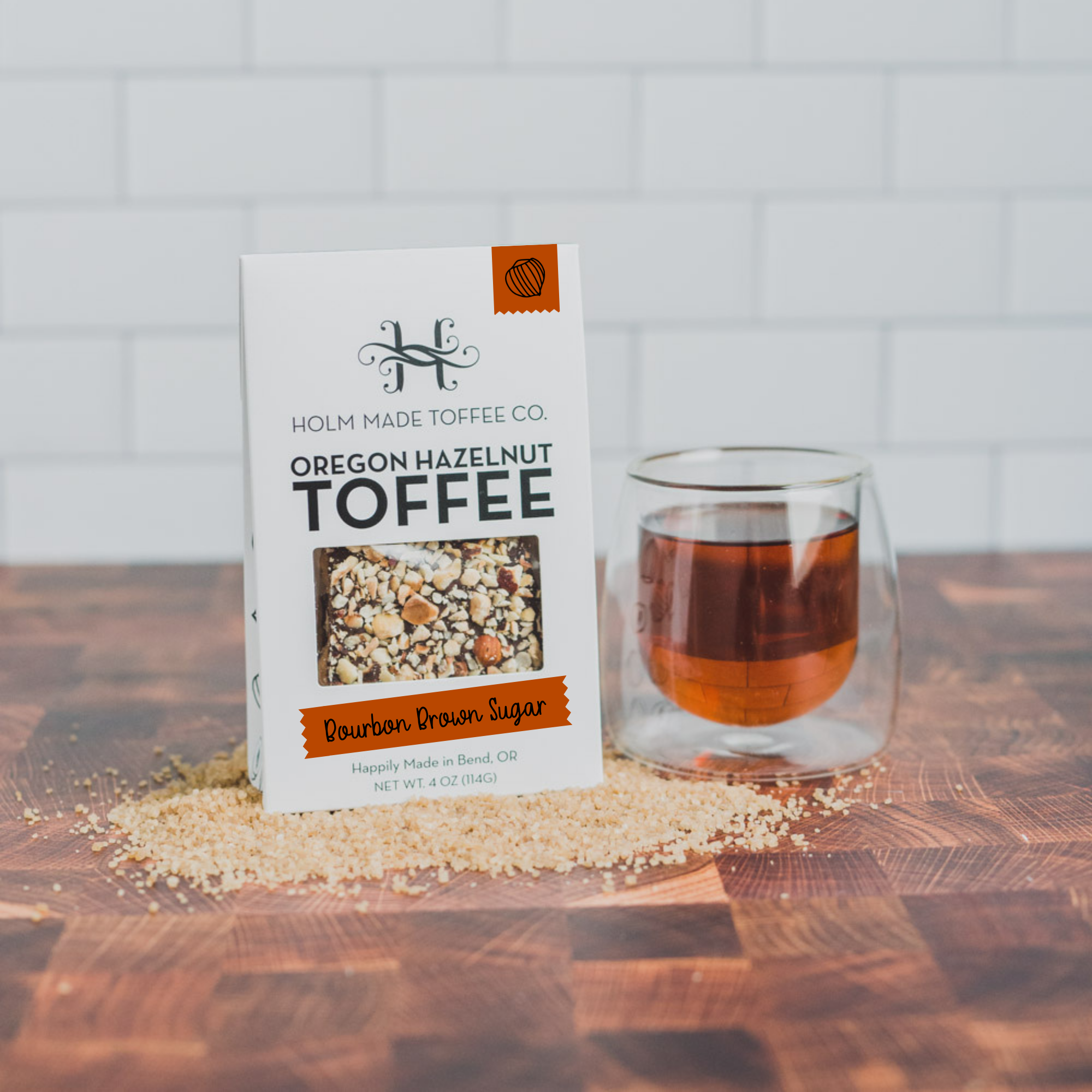Holm Made Toffee Co. - Wholesale Toffee - ***PRE-ORDER*** Bourbon Brown Sugar - Oregon Hazelnut Toffee5