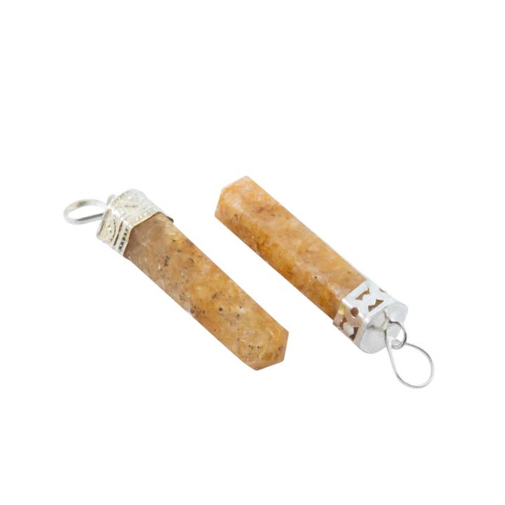 Quasar Gems USA - Wholesale Individuele bedel/hanger - Hangertjes met natuurlijke edelstenen aan potloodkettingen7