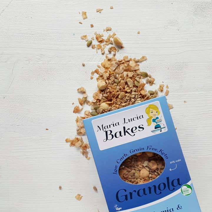 Maria Lucia Bakes - Wholesale Granola - Unsweetened Keto Macadamia & Coconut Granola 6 x 312g /11oz2