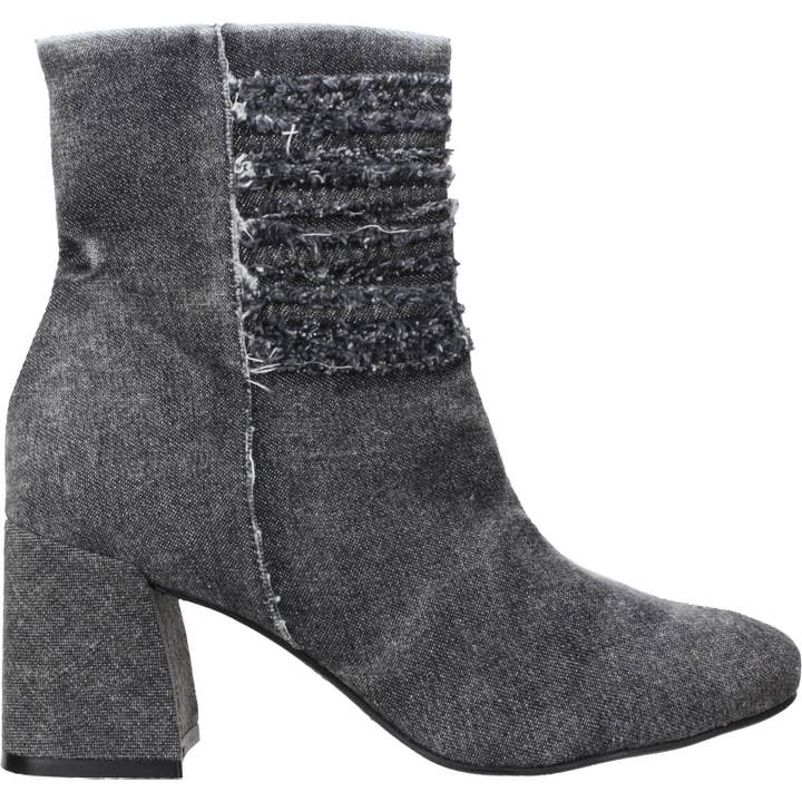 Bottes en jean en jean noires 440002 pour la vente par Love Rio