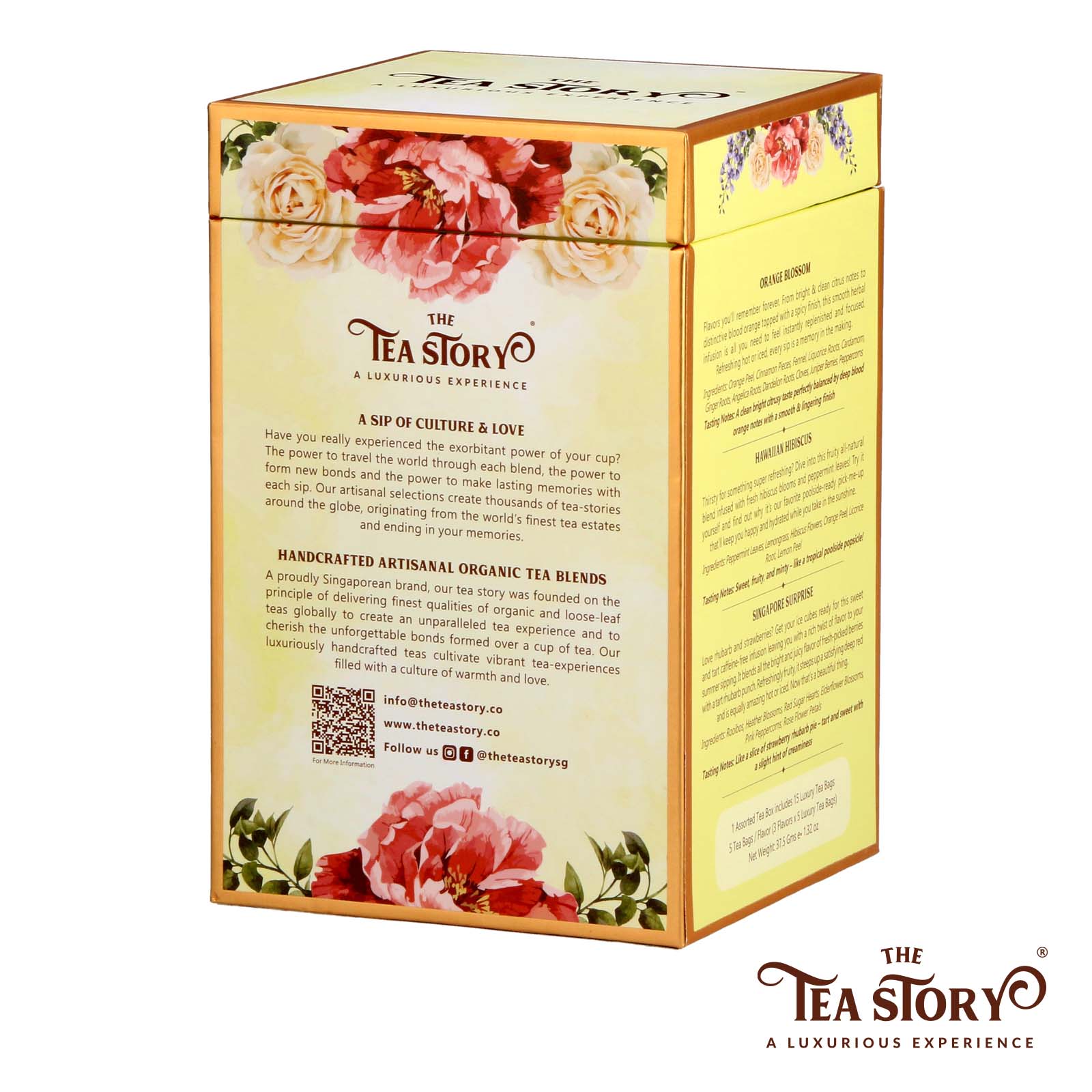 The Tea Story - Wholesale Tea Bags - Tropical Blends Assorted Tea Box3