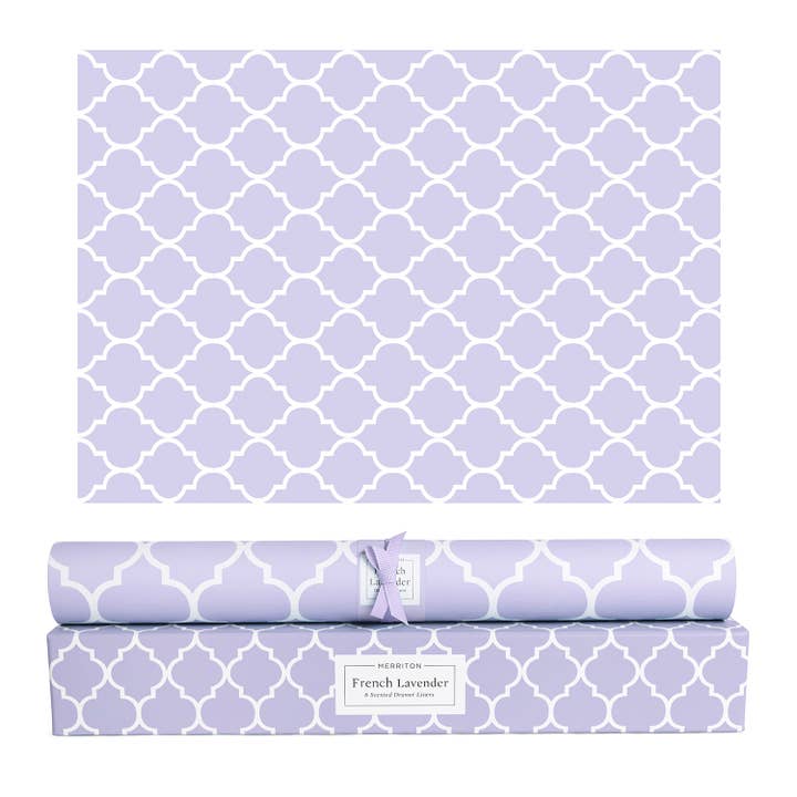 Scented Drawer Liners - French Lavender (6 Sheets) for wholesale by Merriton