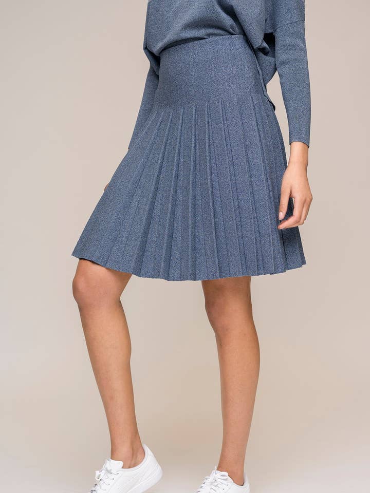 Infinity Skirt in Denim for wholesale by Apparalel