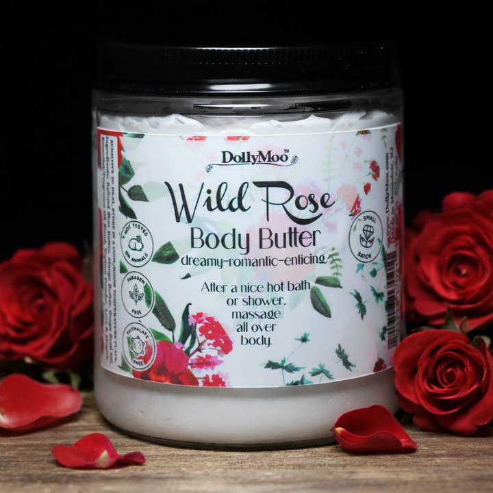 Wild Rose Body Butter for wholesale by DollyMoo