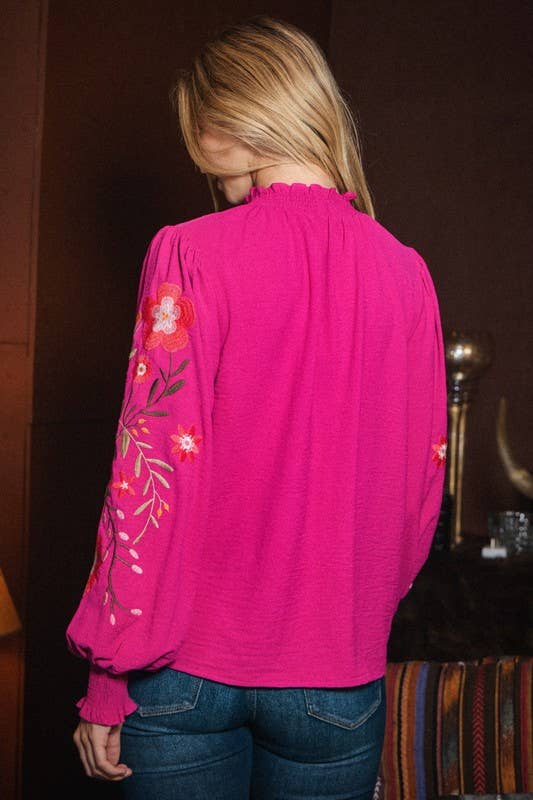 Oddi - Vendita all'ingrosso Camicetta - Donna - Blusa a maniche lunghe testurizzata Airflow7