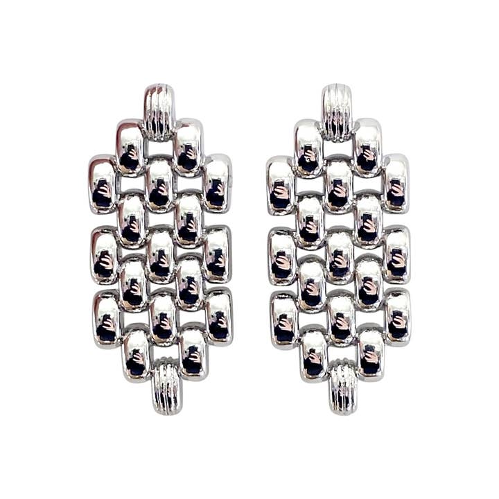 Gemelli - Wholesale Dangle Earrings - Callum Chain Link Statement Earring