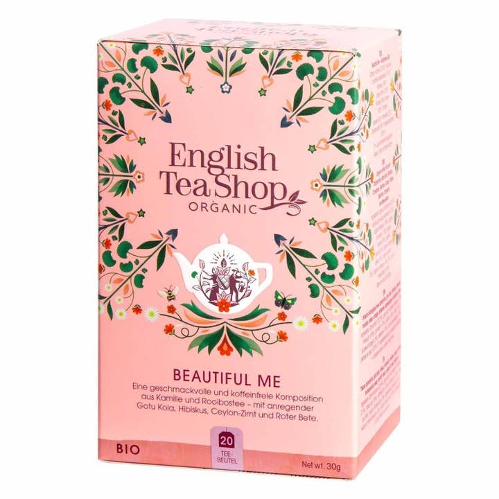 Beautiful Me, BIO Wellness-Té, 20 bolsitas de té para venta al por mayor de English Tea Shop