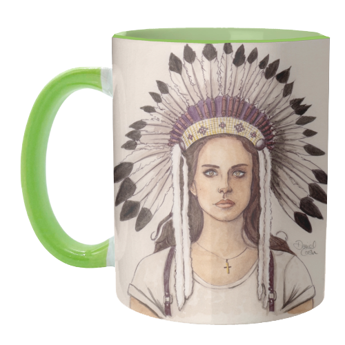 ART WOW - Wholesale Coffee Mug - Mugs 'Lana Del Rey IV' by Daniel Cash6