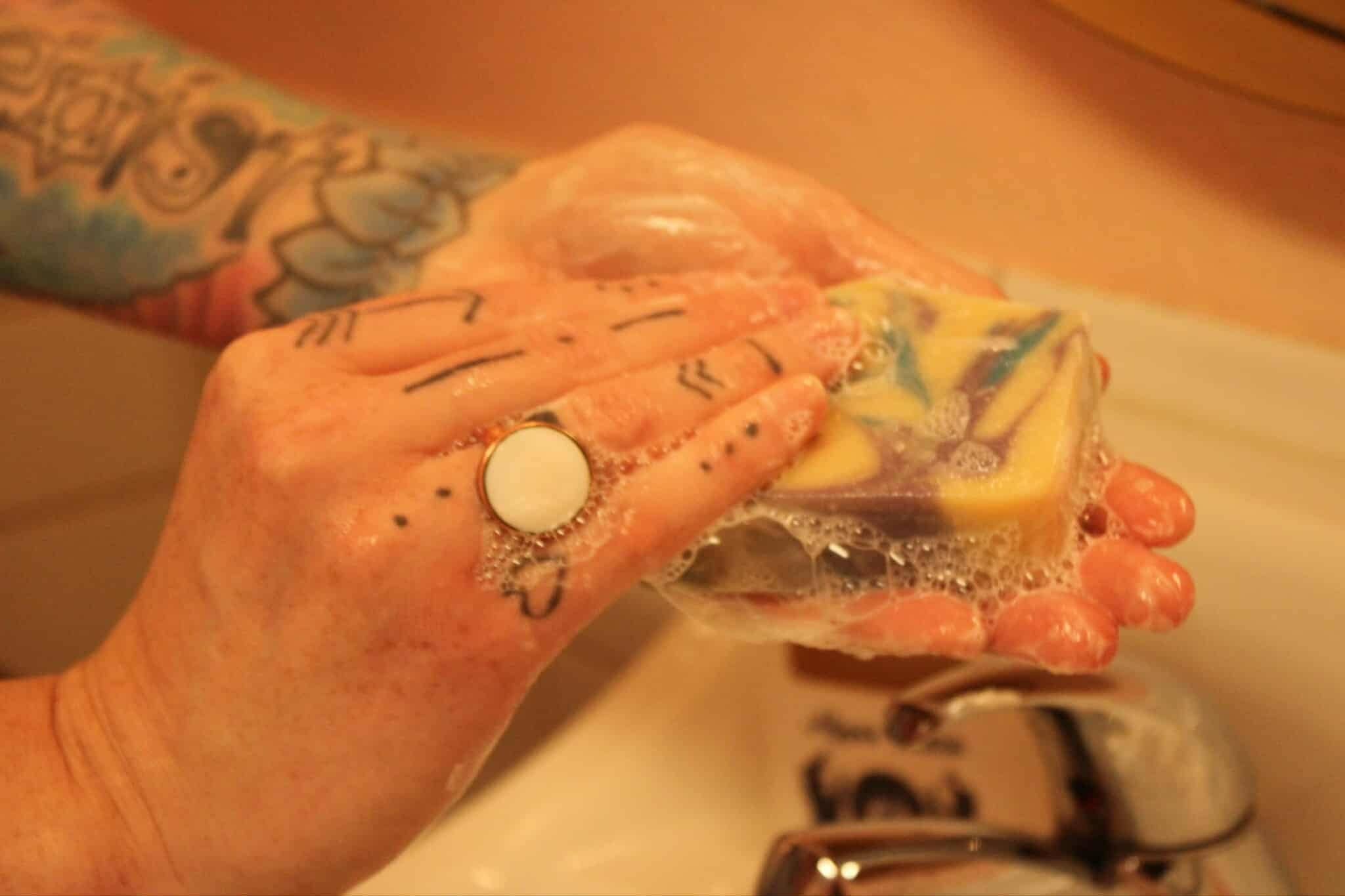 Cedar Witch Goods - Wholesale Bar Soap - Hippie Witch Patchouli Soap2