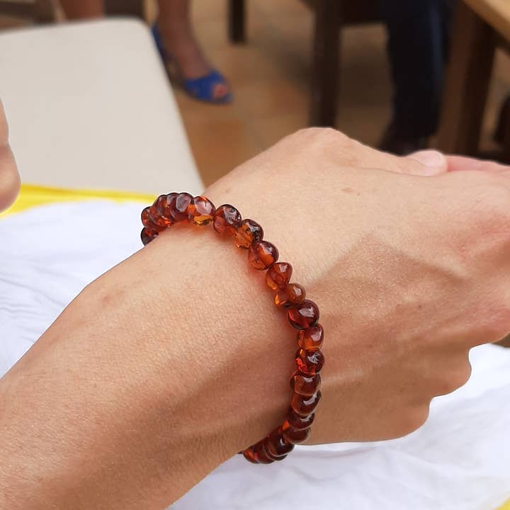 Bracelet Adulte Ambre - Cognac for wholesale by Irréversible