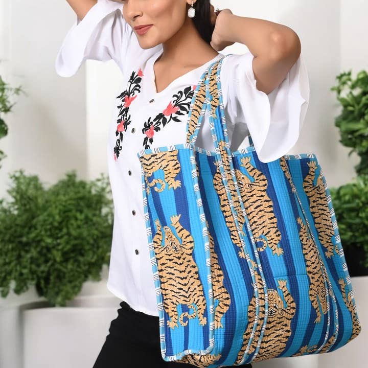 CYC - Wholesale Tote Bag - Women's - The Tibetan Tiger Tote5