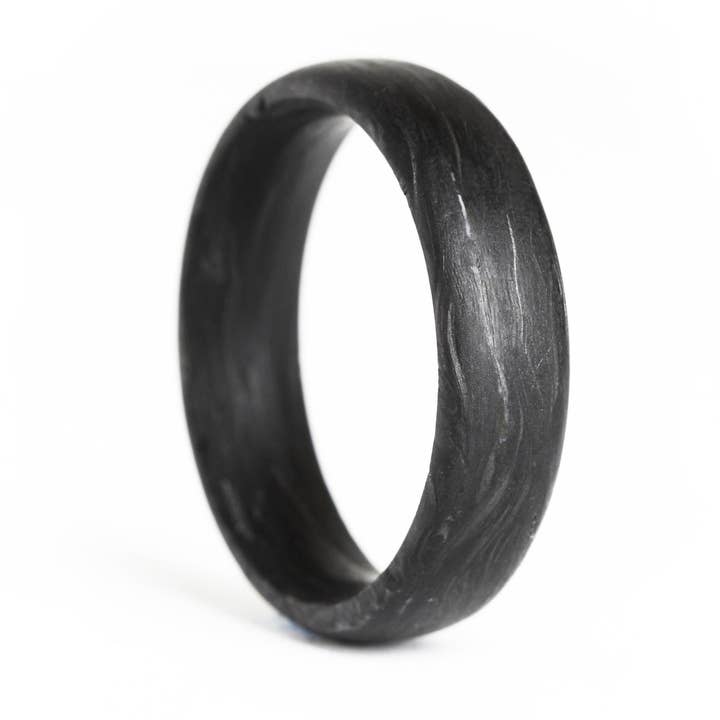 The Roa / Raw Carbon for wholesale by STOBERI Custom Ring Co.