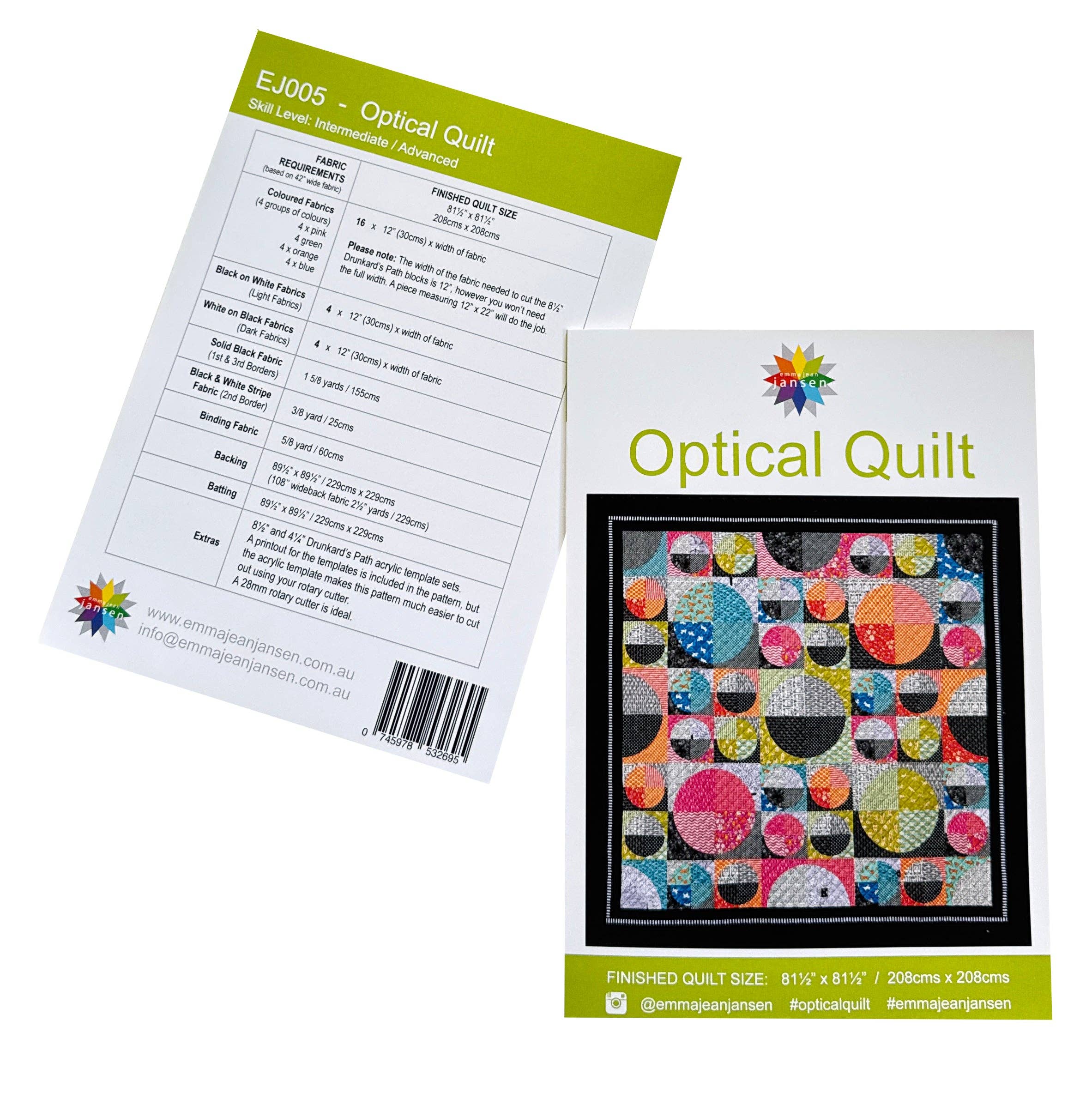 emma jean jansen - Wholesale Craft tool - • Wholesale - Optical Quilt Pattern13