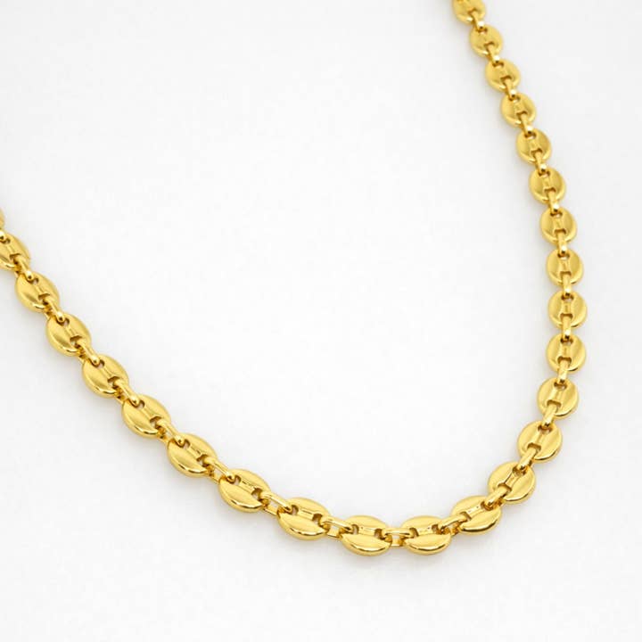 Coffee Bean Halskette für den Großhandel von Poudre Bijoux