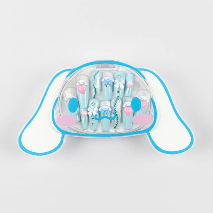 Cinnamoroll 3D Luxury Handmade Press-On Nails for wholesale by 3H Nails