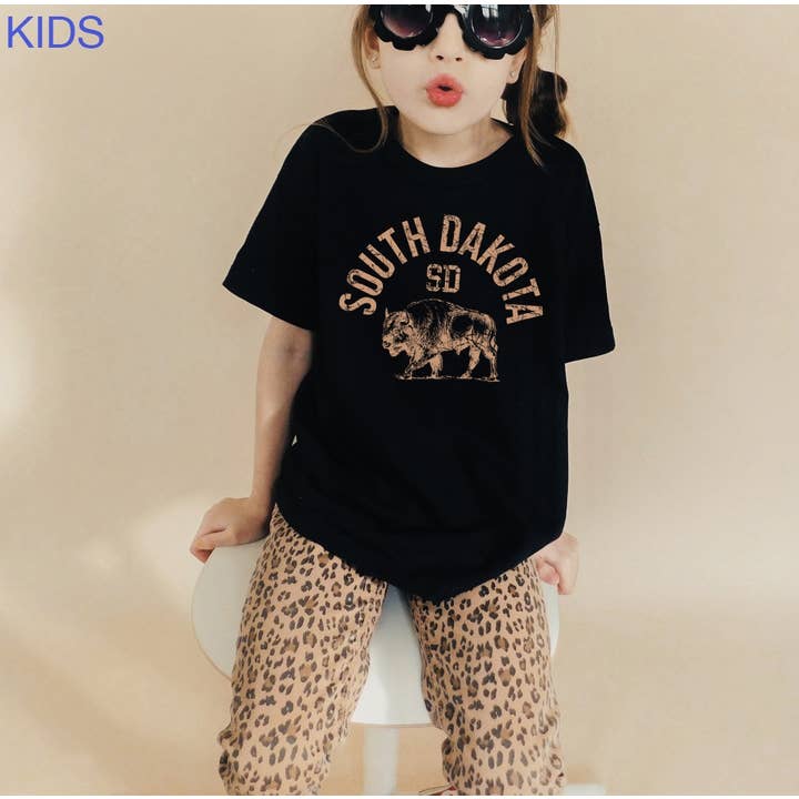 SOUTH DAKOTA Toddler Graphic Short Sleeve Shirt for wholesale by Shamaim