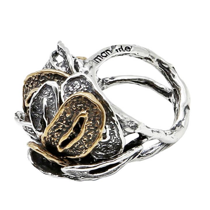 Mandile Gioielli – wholesale Cocktail/Statement Ring – 925 silver- och bronsring (AR118)