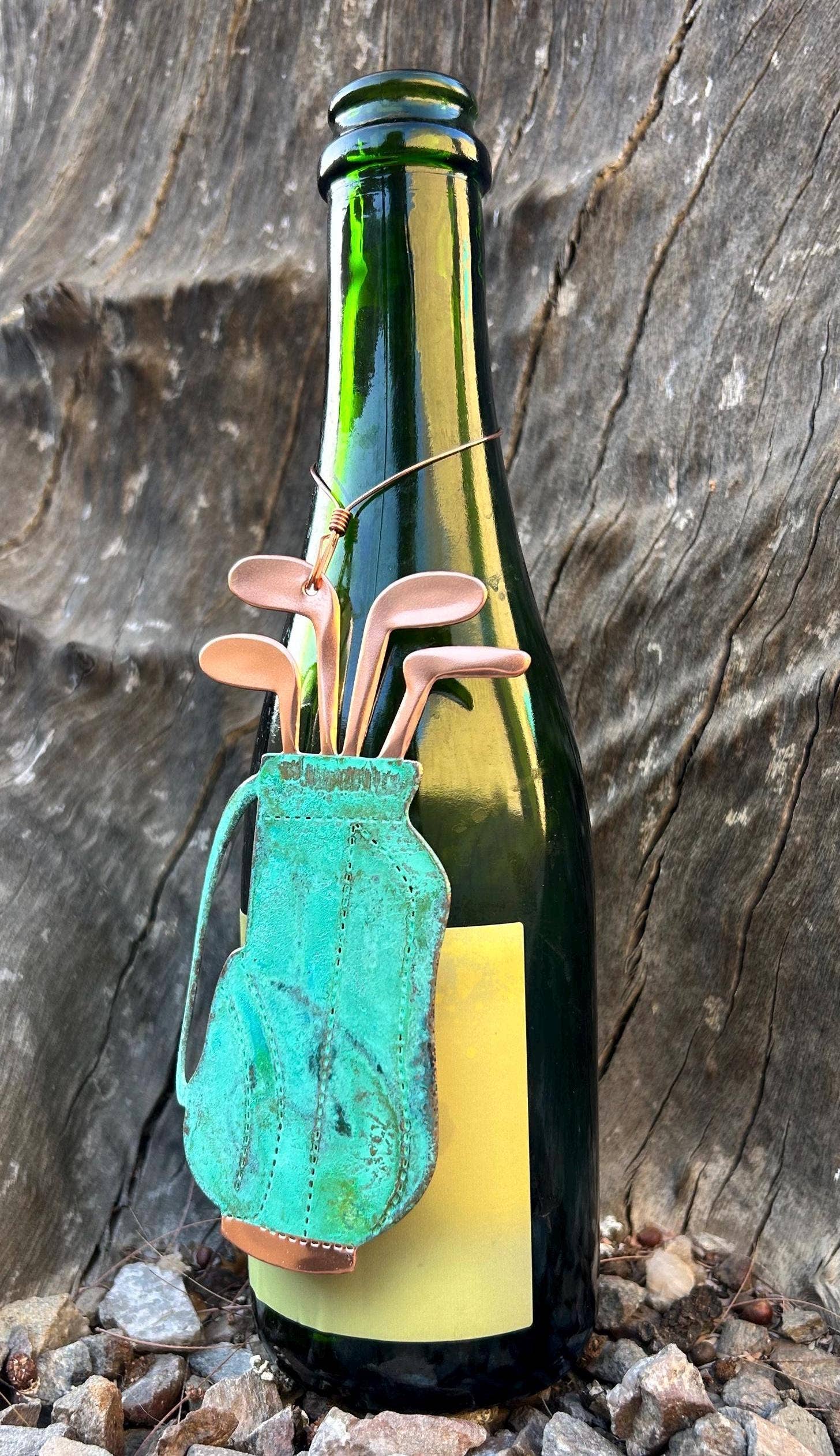 Dos Damas Designs - Wholesale Ornament - Golf Bag Copper Christmas Ornament3