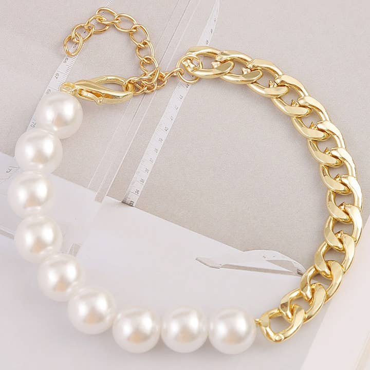 ACCITY - Wholesale Charm/Dangle Bracelet - PEARL CHARM BEADED BRACELET_CWAJE045419