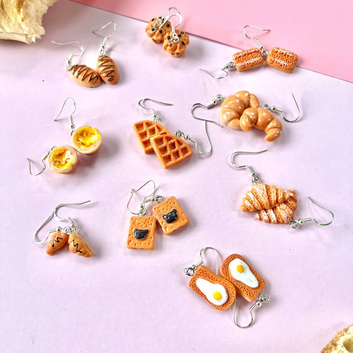 Sageware - Wholesale Dangle Earrings - Bakery Goods Earrings2
