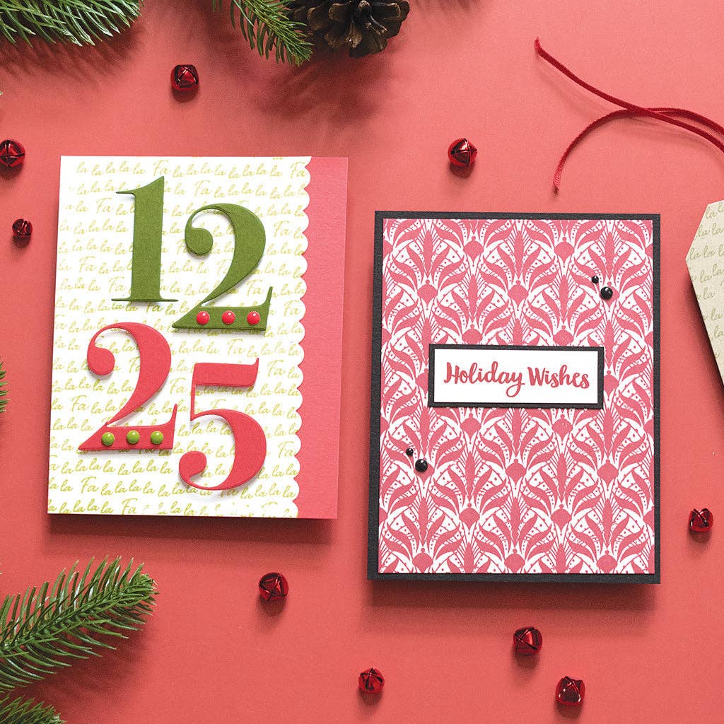 Hero Arts + Spellbinders Wholesale - Vente Tampon encreur/décoratif - Tampon en caoutchouc monté sur mousse Hero Arts Falala Bold Prints1