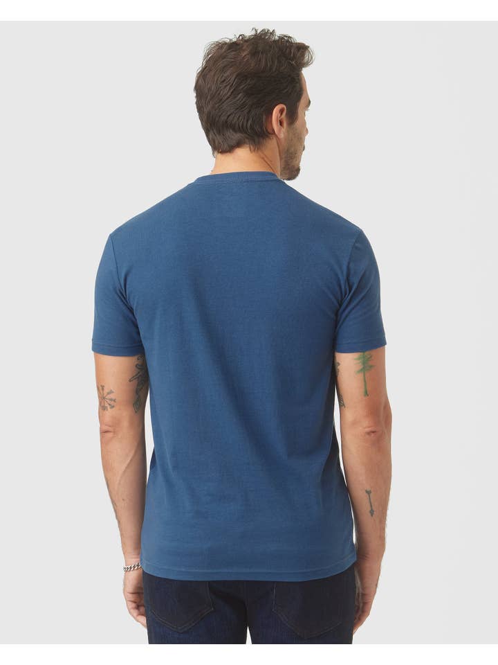 True Classic - Wholesale T-Shirt - Men's - Short Sleeve T-Shirt | Crew Neck | Deep Sea Blue 2