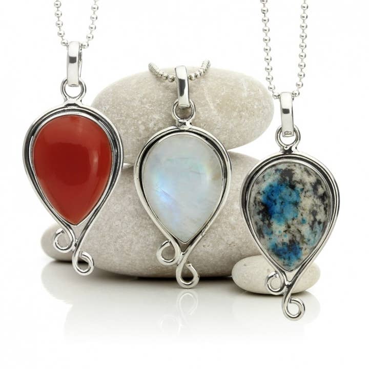 Ciondolo Aine In Argento 925 E Minerali per la vendita all'ingrosso da parte di UniArt