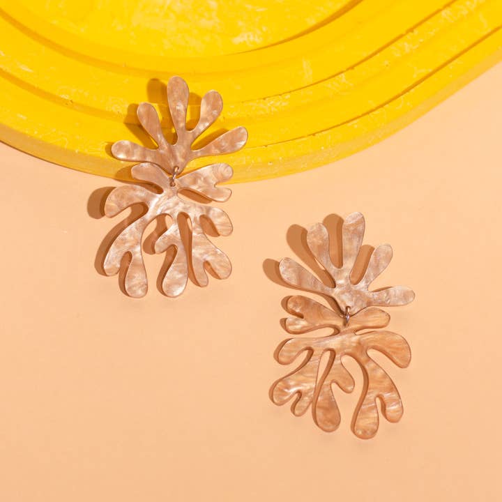 Moon-Seed - Wholesale Dangle Earrings - Matisse No.4 - Acrylic Lightweight Statement Earrings16